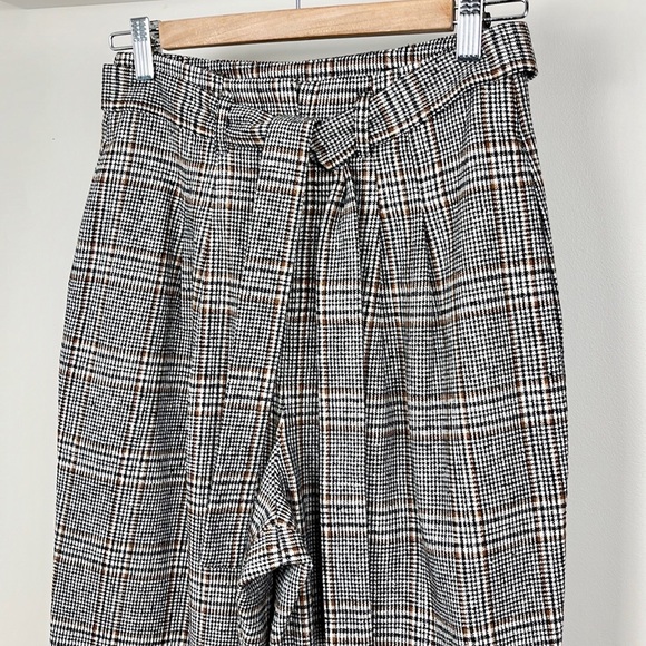 ASTR The Label Tie Waist Plaid Trousers - Picture 5 of 15